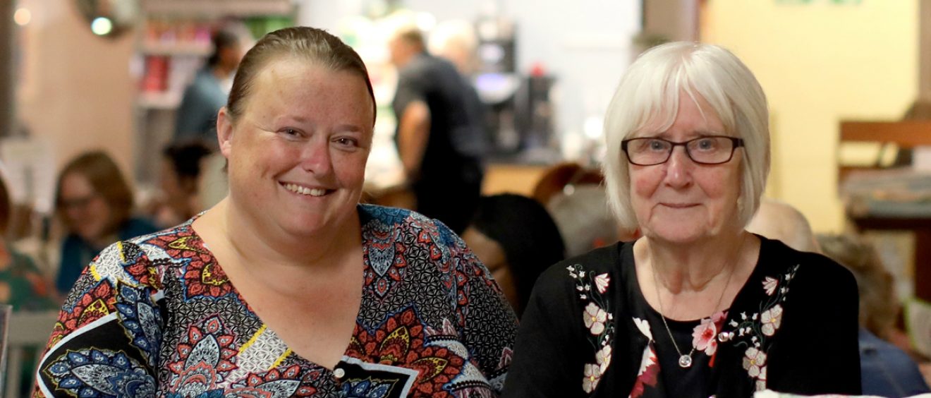 Lindsey and Irene at Mossley SOUP #8