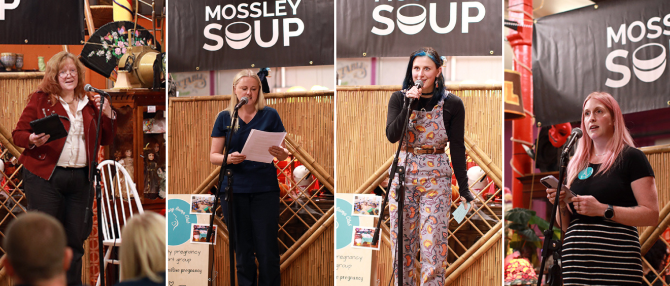 Mossley SOUP 18 presenters