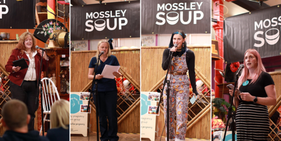 Mossley SOUP 18 presenters